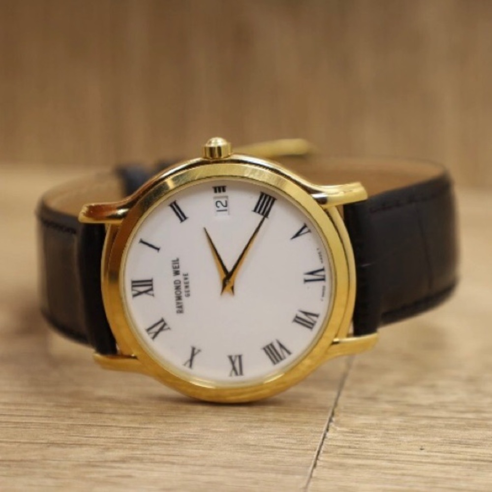 Raymond Weil 5569 Electroplated 18k Gold Watch